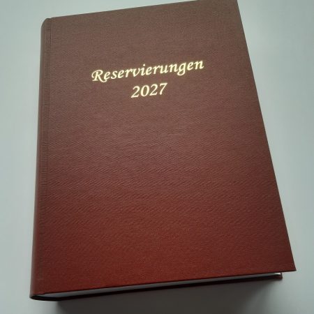 Reservierungsbuch Profi 2027 - Vorabauflage