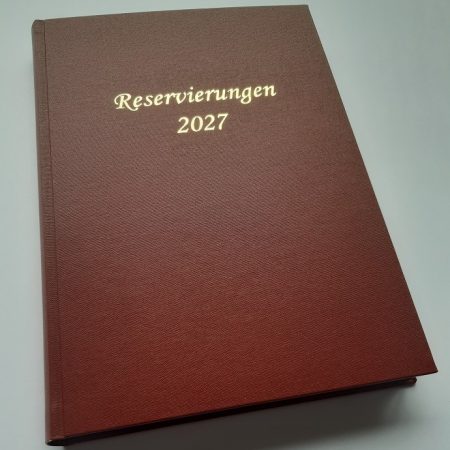 Reservierungsbuch Standard 2027 - Vorabauflage